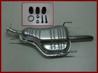 Auspuff Endschaldaempfer Endtopf Opel Zafira A 1 8i 2 2i 16V